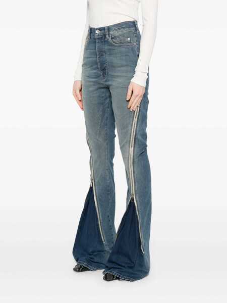 Blugi Rick Owens Rick Owens Drkshdw Bolan Banana Jeans BLUE Femei (BM 17231161) 3