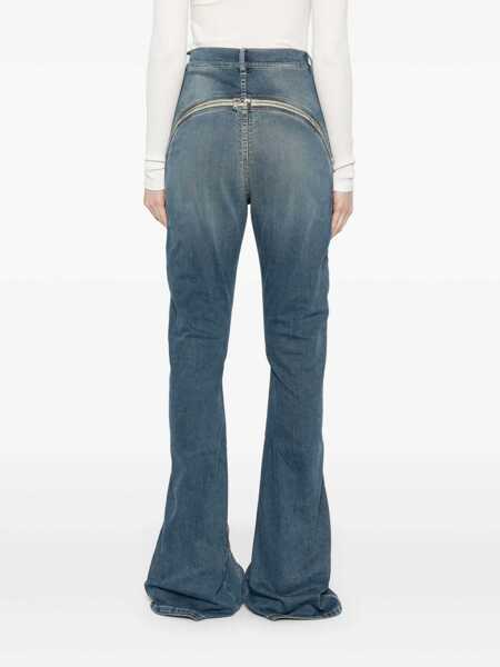 Blugi Rick Owens Rick Owens Drkshdw Bolan Banana Jeans BLUE Femei (BM 17231161) 4