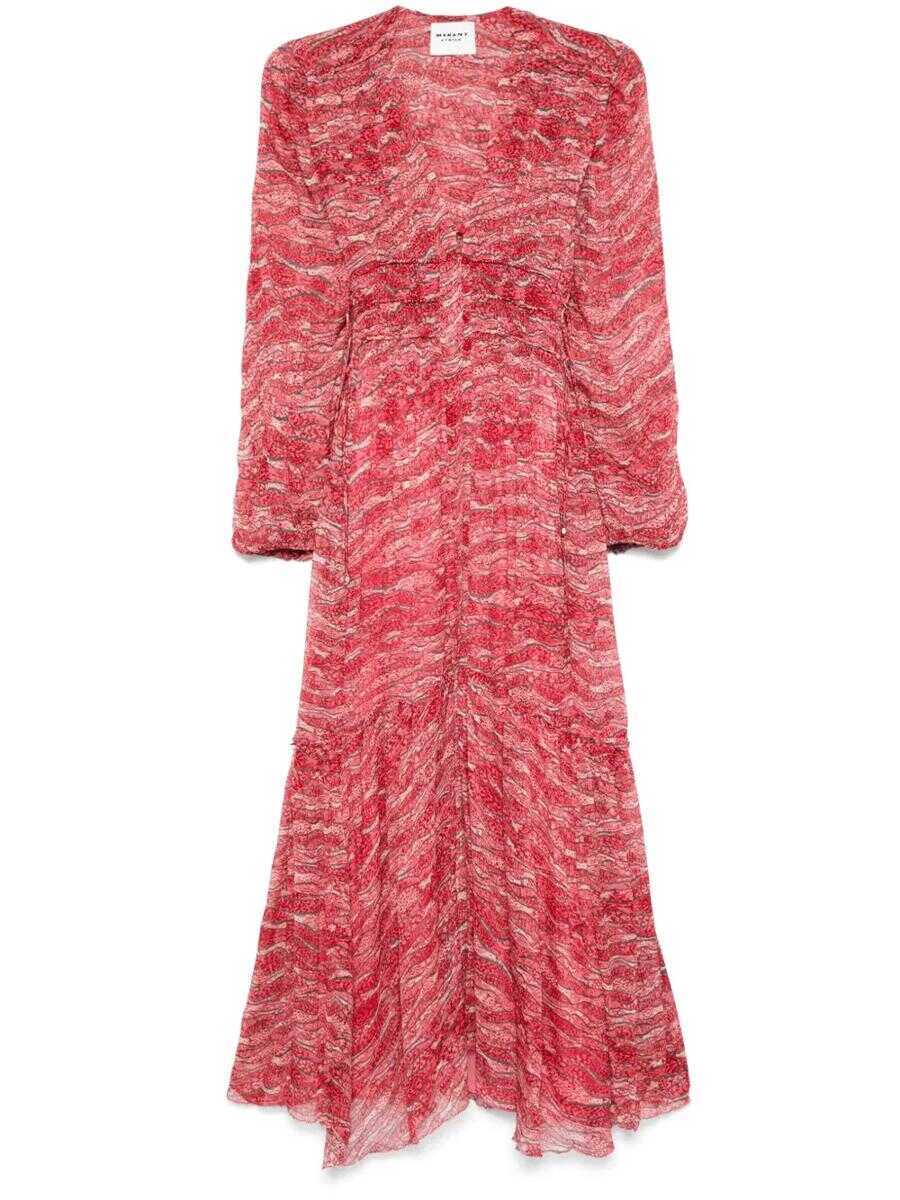Rochii Isabel Marant Isabel Marant toile Amara Long Dress RED Femei (BM 17231188) 1