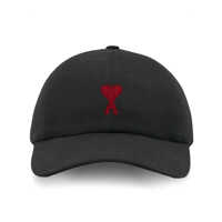 Sepci AMI Paris Cap Red Adc Embroidery Accessories Barbati