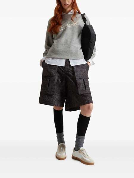 Pulovere Woolrich Woolrich Logo Cotton Sweatshirt GREY Femei (BM 17231743) 2