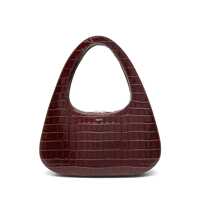 Genti de umar Coperni Swipe Baguette Leather Shoulder Bag Femei