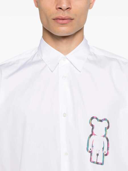Camasi Comme des Garons Comme Des Garons White Cotton Shirt WHITE Barbati (BM 17232247) 5