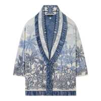 Cardigane Alanui Jungle Toile De Jouy Wool Blend Cardigan Femei