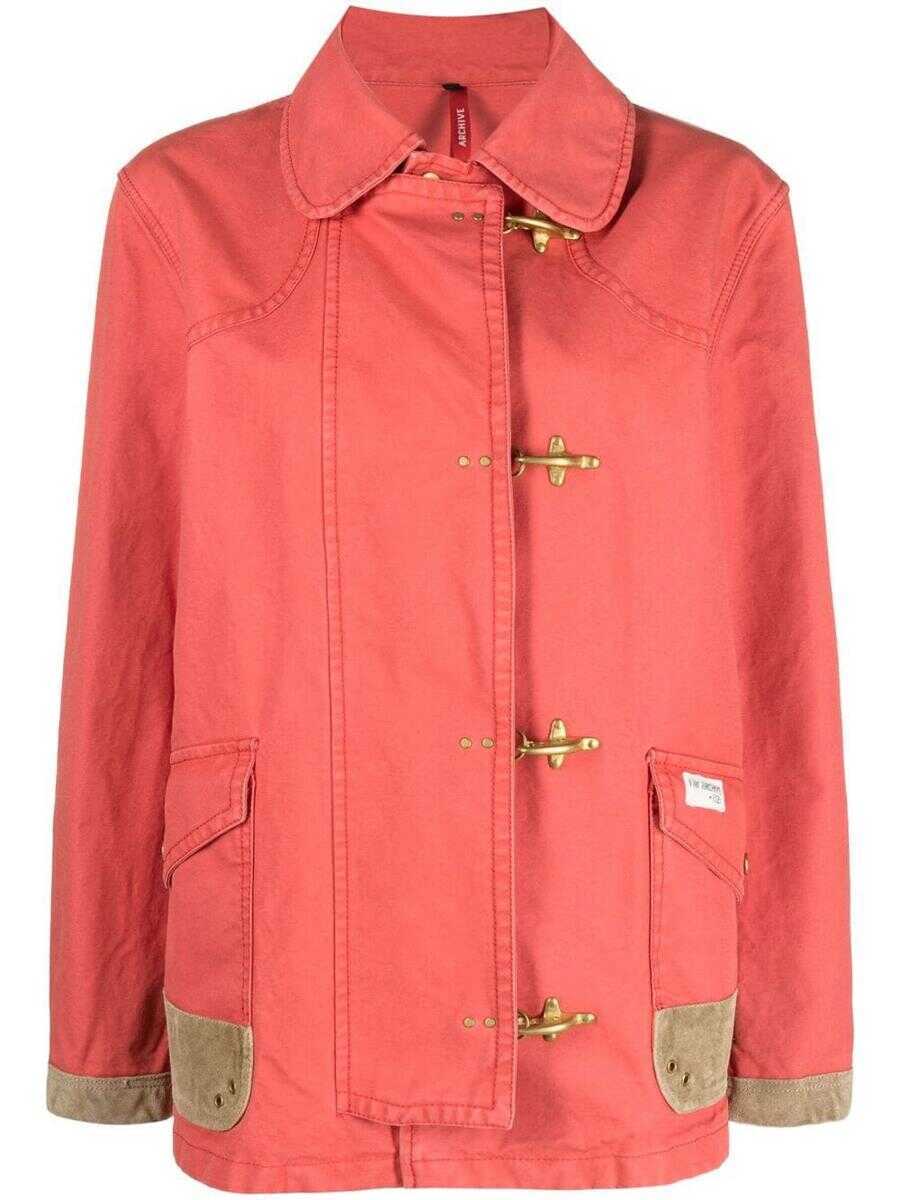Geci Fay Fay Cotton 4 Hooks Jacket RED Femei (BM 17232910) 1