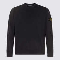 Pulovere Stone Island Navy Blue Cotton Sweatshirt Barbati