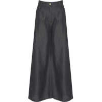 Pantaloni eleganti Wide leg pants in tencel Femei