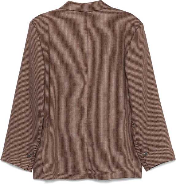 Sacouri ALYSI Micro Stripes Blazer BROWN Femei (BM 17233973) 2