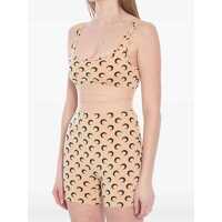 Sutiene Dama - Sutiene MARINE SERRE Moon Jersey Sports Bra PINK Femei (BM 17233994) - B-mall.ro