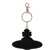 Vivienne Westwood Leather Keychain BLACK
