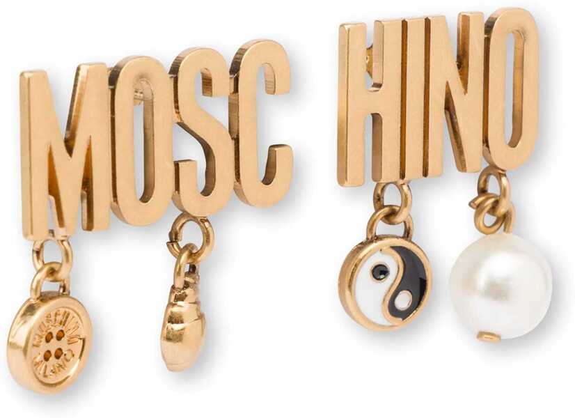 Cercei Moschino Logo Earrings GOLD Femei (BM 17234213) 2
