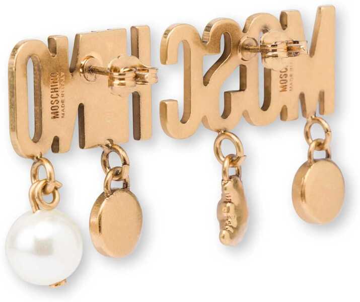Cercei Moschino Logo Earrings GOLD Femei (BM 17234213) 3