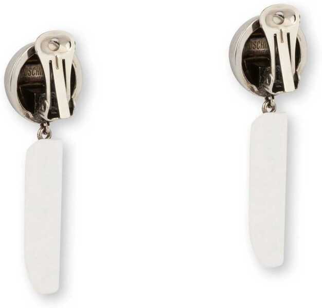 Cercei Moschino Logo Earrings WHITE Femei (BM 17234225) 2
