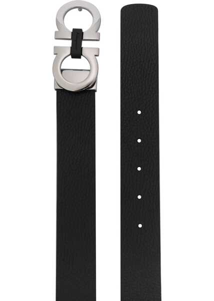 Curele Ferragamo Gancini Belt NERO Barbati (BM 17234387) 2