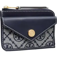 Portofele Tory Burch Dama - Portofele Tory Burch T Monogram Card Holder BLUE Femei (BM 17234396) - B-mall.ro