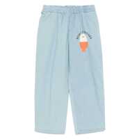 Blugi drepti Bobo Choses Morning Egg light denim pants