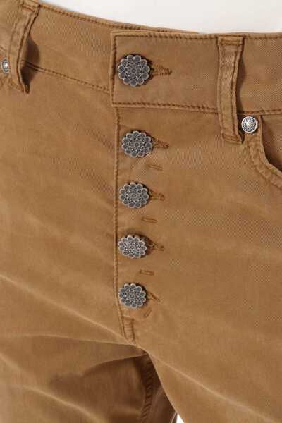 Blugi drepti Dondup KOONS BOT GIOIE PANTS Brown Femei (BM 17234935) 3