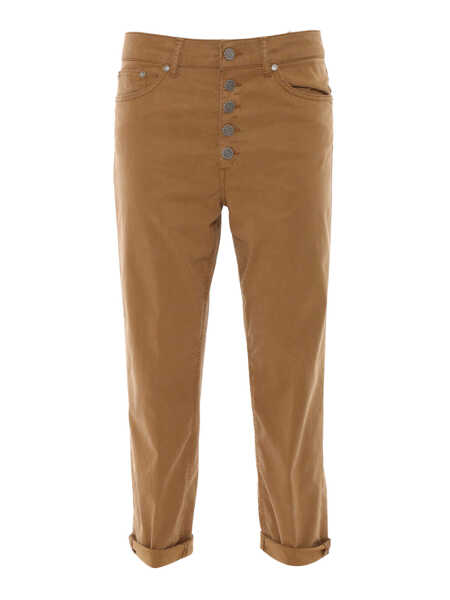 Blugi drepti Dondup KOONS BOT GIOIE PANTS Brown Femei (BM 17234935) 1