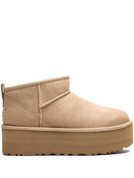 Bocanci UGG UGG Classic Ultra Mini Platform Boots Beige Femei (BM 17235355) 1