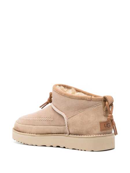 Bocanci UGG UGG Classic Ultra Mini Crafted Regenerate Boots Beige Femei (BM 17235391) 3