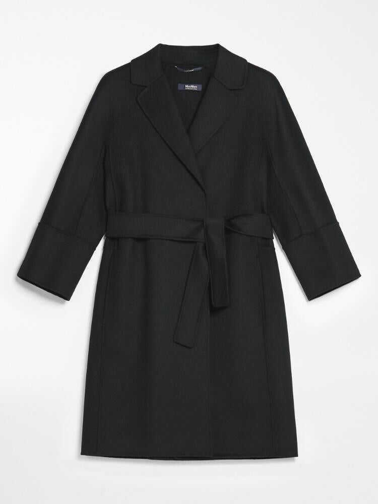 Paltoane Max Mara S Max Mara Arona Double-Faced Short Wool Coat Black Femei (BM 17236099) 1