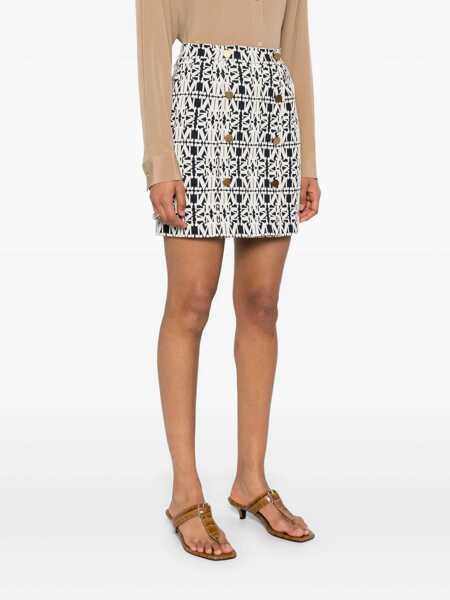 Fuste Max Mara Max Mara Skirts BLUE WHITE Femei (BM 17236351) 3