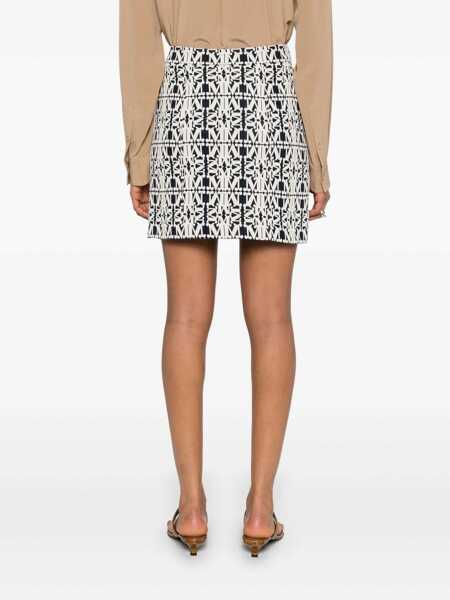 Fuste Max Mara Max Mara Skirts BLUE WHITE Femei (BM 17236351) 4