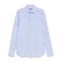 Camasi Corneliani Long Sleeves Shirt In Light Blue Barbati
