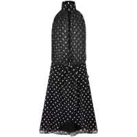 Rochii Nina Ricci Polka-Dot Print Silk Dress Femei