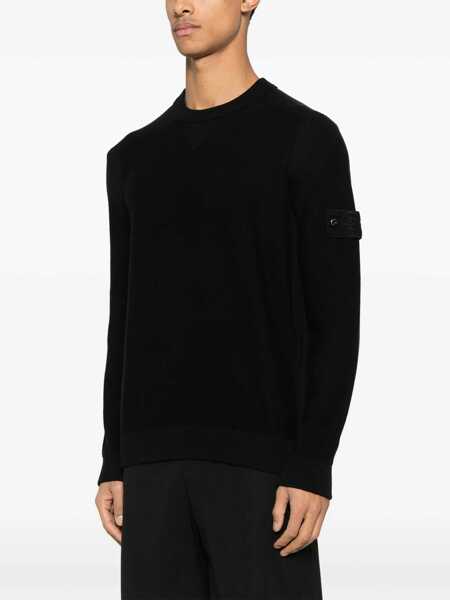 Pulovere Stone Island Stone Island Ghost Sweater Black Barbati (BM 17236819) 3