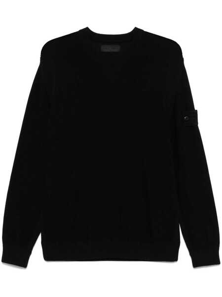 Pulovere Stone Island Stone Island Ghost Sweater Black Barbati (BM 17236819) 1