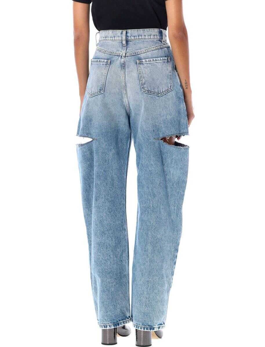 Blugi Maison Margiela Maison Margiela 5 Pockets Pants Navy Femei (BM 17236828) 2