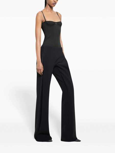 Pantaloni casual COURRGES Courrges Illusion Trousers Black Femei (BM 17237128) 3