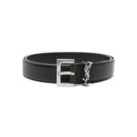 Curele Saint Laurent Saint Laurent Logo-Plaque Leather Belt