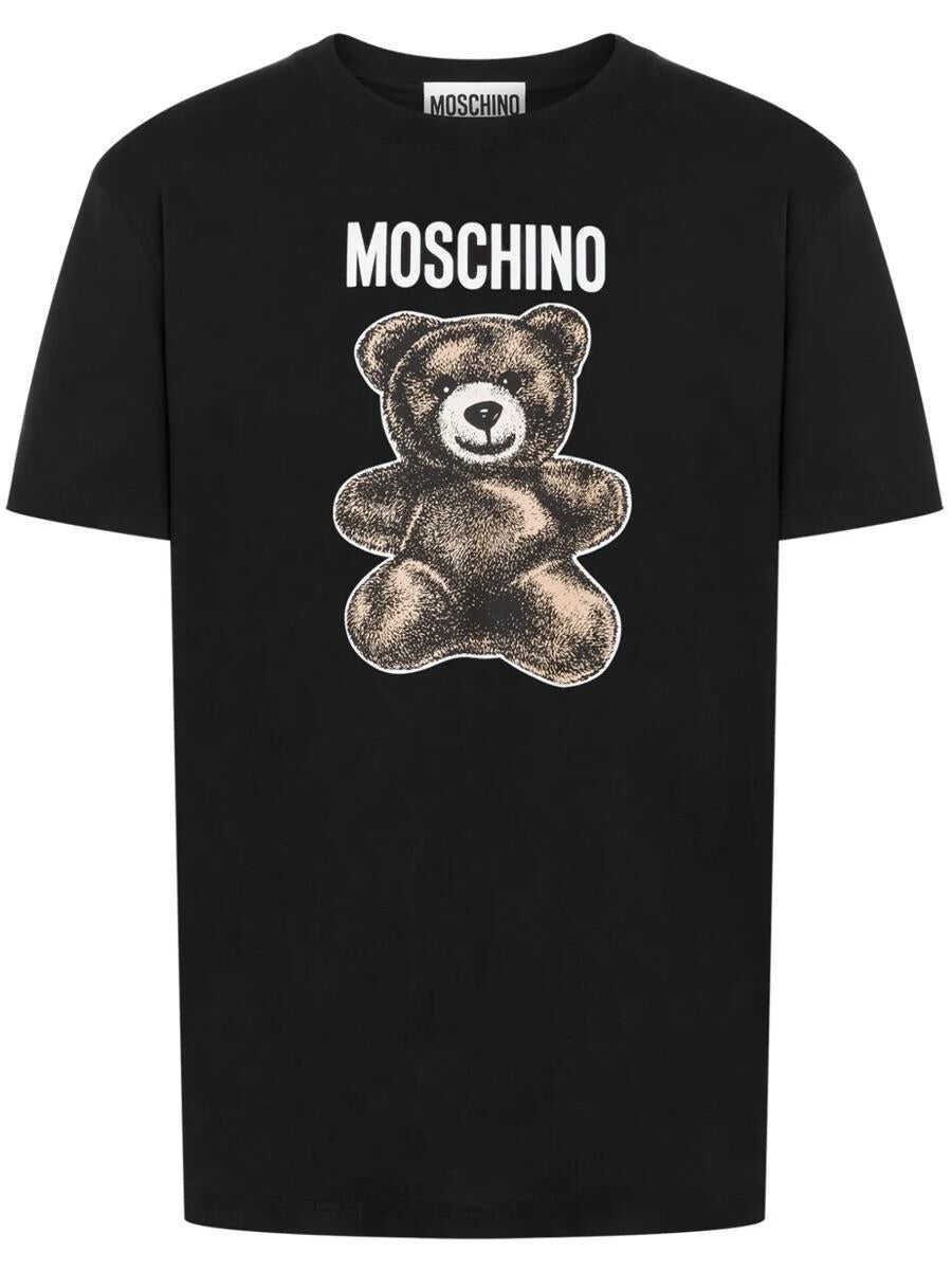 Tricouri Moschino Moschino T-Shirt With Teddy Bear Print Black Barbati (BM 17238445) 1