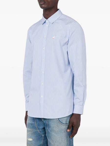 Camasi Moschino Moschino Striped Shirt BLUE Barbati (BM 17238493) 2
