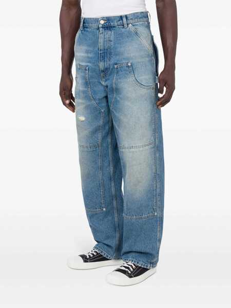 Pantaloni Moschino Moschino Jeans With Insert Design BLUE Barbati (BM 17238499) 2