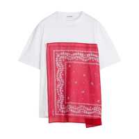 Tricouri Lanvin T-Shirt With Bandana Inserts Barbati