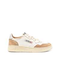 Sneakers 'Super Vintage' Beige Low Top Sneakers With Logo Detail In Leather Woman Femei