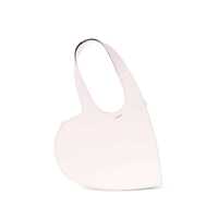 Genti de umar 'Baby Heart' Pink Heart Shaped Crossbody Bag With Adjustable And Removable Shoulder Strap In Leather Woman Femei