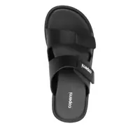 Pantofi cu toc COPERNI Dama - Pantofi cu toc COPERNI Black Wedges With Logo Patch On The Front And Touch-Strap Closure In Leather Woman Black Femei (BM 17239969) - B-mall.ro