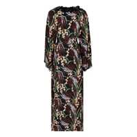 Rochii P.A.R.O.S.H. Dama - Rochii P.A.R.O.S.H. P.A.R.O.S.H. Printed Crepe Dress Black Femei (BM 17240116) - B-mall.ro