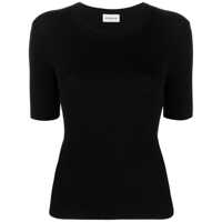 Pulovere P.A.R.O.S.H. Leila Ribbed-Knit Wool Top Femei