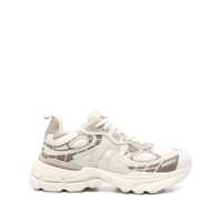Sneakers 'Sphere Trip Running' Beige Sneakers With Chunky Sole And Logo On Tongue In Leather And Fabric Blend Woman Femei