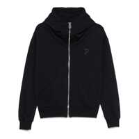 Bluze de trening Dondup Blue Hoodie In Cotton With Logo Femei