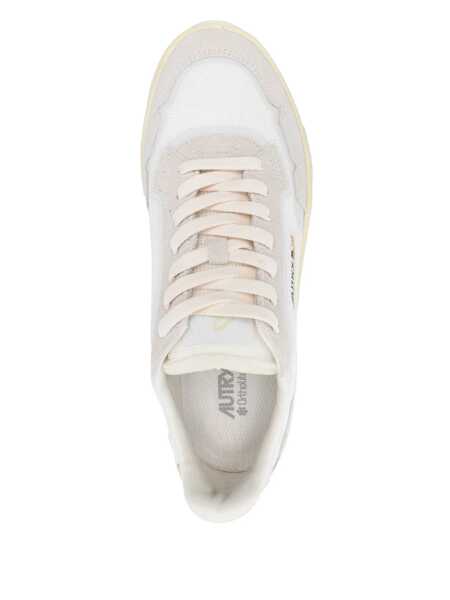 Sneakers AUTRY Autry Marshmallow And White Mesh And Suede Wildpace Low Sneakers WHITE Barbati (BM 17242468) 4