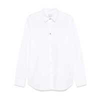 Camasi Paul Smith Cotton Long Sleeves Shirt In White Barbati