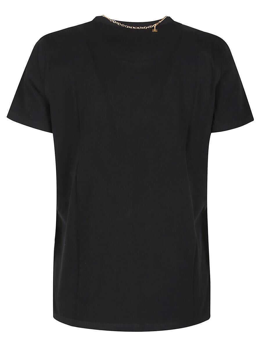 Tricouri Elisabetta Franchi Elisabetta Franchi Tshirt Black Femei (BM 17242777) 2