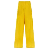 Pantaloni casual Fabiana Filippi Cotton Trousers Femei