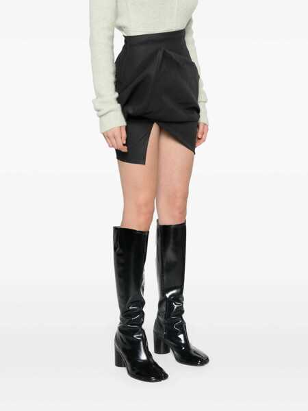 Fuste Rick Owens Rick Owens Draped Mini Skirt Black Femei (BM 17243668) 3